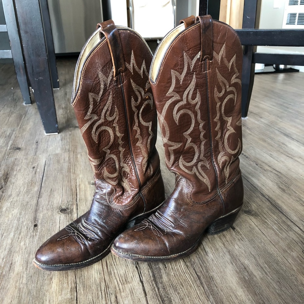 Handmade Genuine leather women’s Cowboy Boots